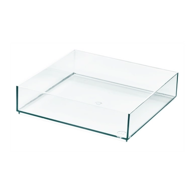Opbergbox iDesign Sarah Tanno Transparant (20 x 20 x 5 cm)