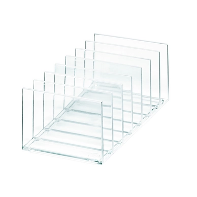 Organiser iDesign Sarah Tanno Palet Station Transparant (20,3 x 10,2 x 7,6 cm)