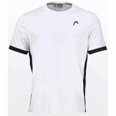 Tennisshirt HEAD Slice White Black Jungen