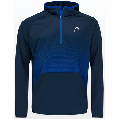 Tennis Jumper HEAD Men Topspin Royal Blue Print Vision