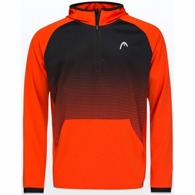 Tennis Jumper HEAD Boys Topspin Tangerine Orange Print Vision