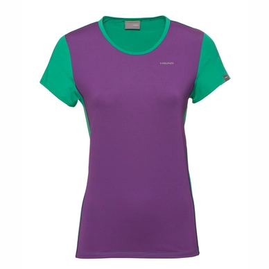 Tennisshirt HEAD Mia Violet Jade Green Mädchen