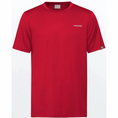 Tennisshirt HEAD Easy Court Red Jungen