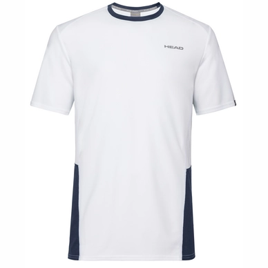 Tennis Shirt HEAD Boys Club Tech White Dark Blue