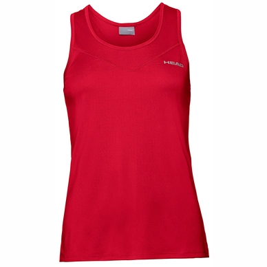 Tennisshirt HEAD Girls Easy Court Tanktop Red