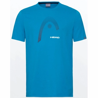 Tennisshirt HEAD Club Carl Electric Blue Kinder