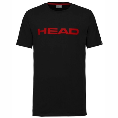Tennisshirt HEAD Club Ivan Black Red 22 Herren