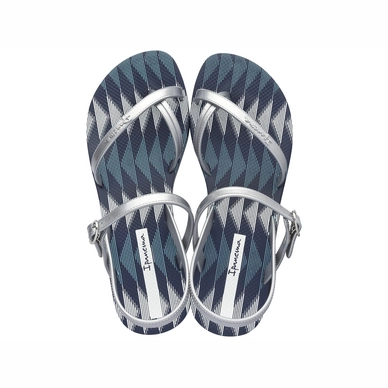 Slipper Ipanema Fashion Sandal Blue Silver