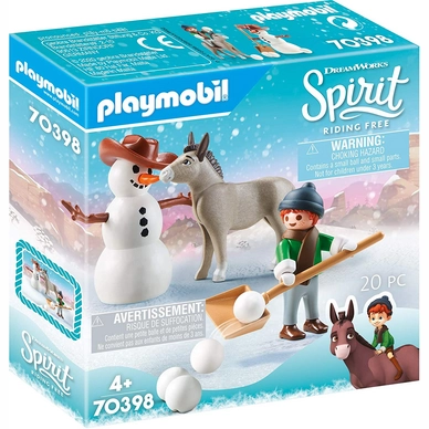 Playmobil Spirit Schneespaß mit Snips und Herr Karotte 398