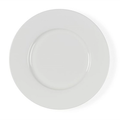 Dessert Plate Bitz White Porcelain 22 cm