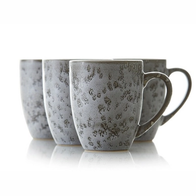Mok Bitz Gastro Grey Blue (4-Delig)