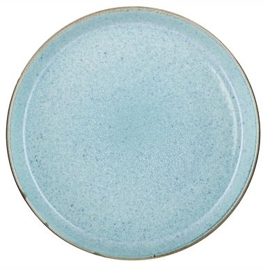 Dinner Plate Bitz Grey Light Blue 27 cm