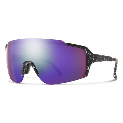 Lunettes de Soleil Smith Flywheel Matte Black Marbre / Chromapop Violet Mirror