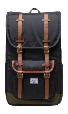Rucksack Herschel Little America Black Ivy Green Chutney