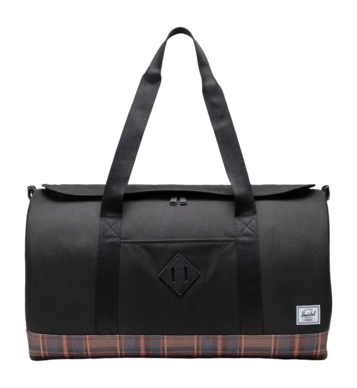 Reistas Herschel Heritage Duffle Black Winter Plaid