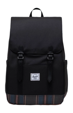 Sac à Dos Herschel Retreat Small Black Winter Plaid