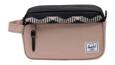 Travel Kit Herschel Chapter 5 L Light Taupe Black