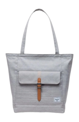 Draagtas Herschel Retreat Tote Light Grey Crosshatch