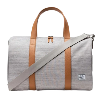 Reistas Herschel Novel Carry On Duffle Light Grey Crosshatch
