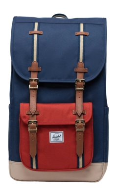 Sac à Dos Herschel Little America Black Iris Red Ochre Twill 30L