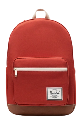 Rugzak Herschel Pop Quiz Red Ochre Tan White Stitch 25L
