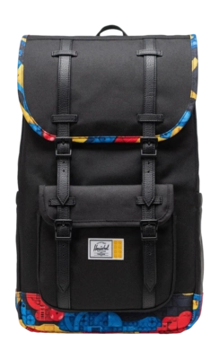Rucksack Herschel LEGO Little America Backpack Black / Abstract Bricks