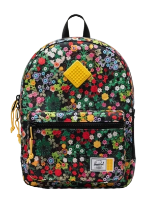 Rucksack Herschel LEGO Heritage Backpack Black / Multi Scavenger Hunt Meadow