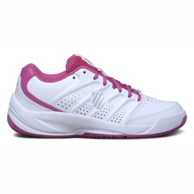 Tennis Shoes K Swiss Women Ultrascendor Omni Jr White Very Berry Silver