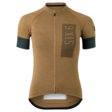 Maillot de Cyclisme AGU Women Solid Merino II Six6 Desert Brown