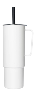 Bouteille Isotherme MiiR All Day Straw Cup White 946ml
