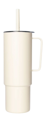 Bouteille Isotherme MiiR All Day Straw Cup Sandstone White 946ml