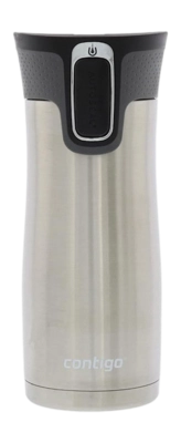 Thermosbeker Contigo West Loop Combi Zilver 470 ml
