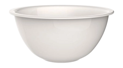 Ciotola Insalatiera in vetro Bormioli Rocco Easy Ø 22 cm / 2,8 L, Bianco