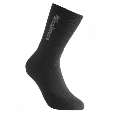 Sokken Woolpower Unisex Socks Logo 400 Black
