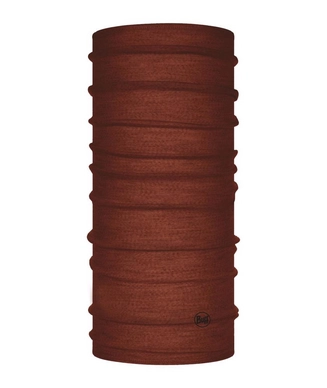 Neck Warmer Buff Unisex Merino Lightweight Solid Sienna