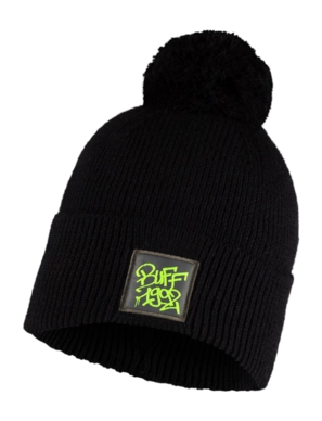 Buff Bonnet Knitted Deik Black