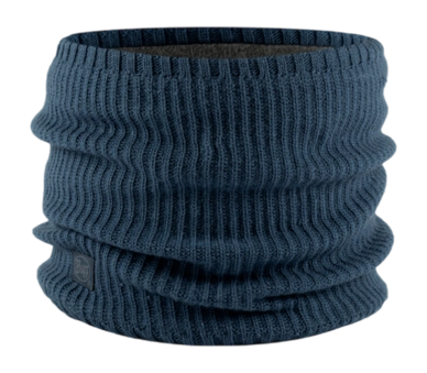 Nekwarmer Buff Unisex Knitted & Fleece Neckwarmer Rutger Steel Blue