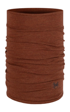 Nekwarmer Buff Unisex Merino Midweight Melange Cinnamon