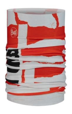 Neck Warmer Buff Kids Original EcoStretch Garre Orange Red