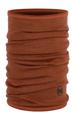 Nekwarmer Buff Kids Merino Lightweight Solid Cinnamon