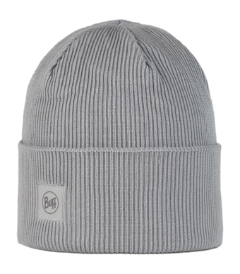 Bonnet Buff Unisexe Crossknit Solid Light Grey
