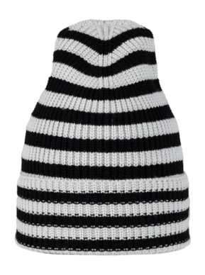 Muts Buff Kids Knitted Hat Zimic Stripes Black