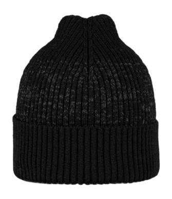 Bonnet Buff Unisexe Merino Summit Solid Black