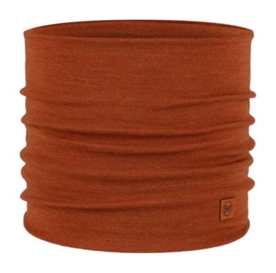 Neck warmer Buff Unisex Merino Heavyweight Solid Cinnamon