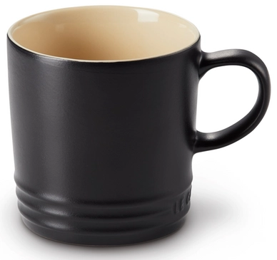 Mug Le Creuset Mat Noir 350ml (4-Pièces)