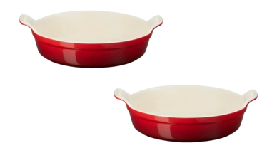 Oven Dish Le Creuset Round Cherry Red 20/24 cm (2-Piece)