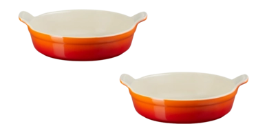 Oven Dish Le Creuset Round Orange-Red 20/24 cm (2-Piece)