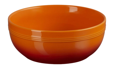 Plat de Service Le Creuset Coupe Orange Rouge 20 cm