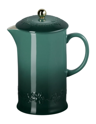 Coffee pot Le Creuset with Press Winter Holly Collection Artichaut 22 cm