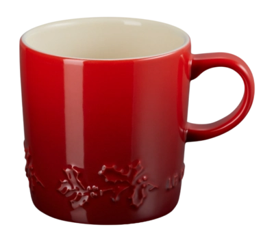 Tasse à Café Le Creuset Collection Winter Holly Collection Rouge Cerise (6-pièces)